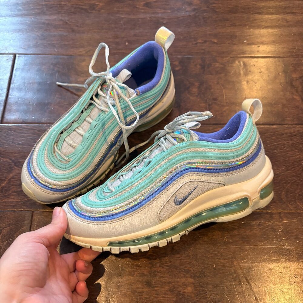 Nike Air Max 97 FP (GS) "White Spruce Aura" colorway